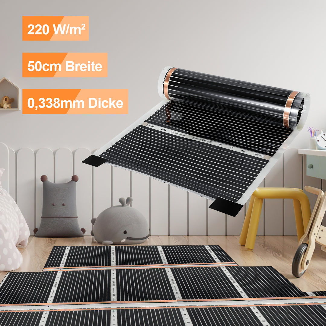 Sonnewelt infrared heating film heating film 2mx0.5m