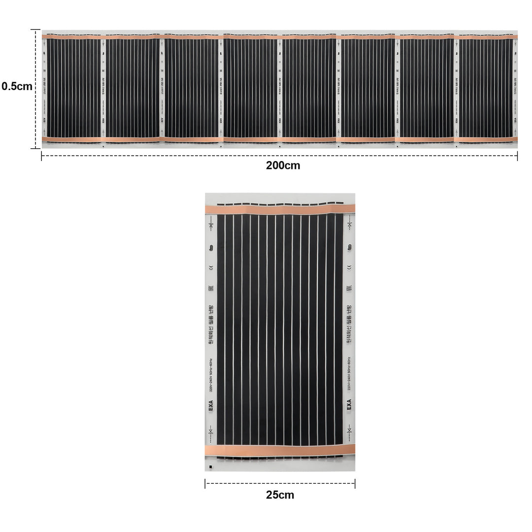 Sonnewelt infrared heating film heating film 2mx0.5m