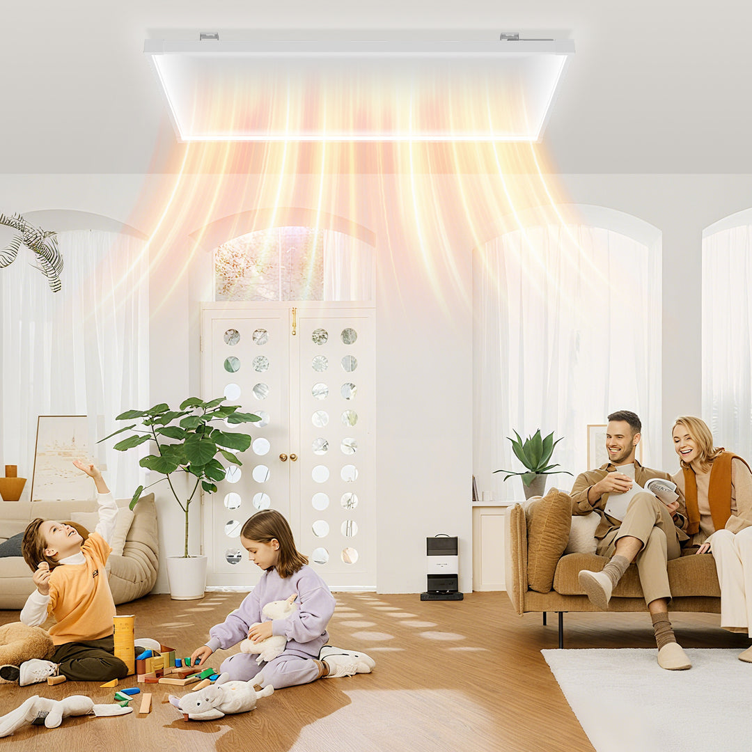 Sonnewelt Infrarotheizung Deckenheizung mit Licht 360/770W