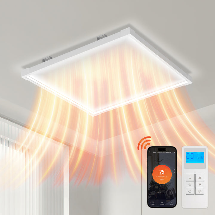 Sonnewelt Infrarotheizung Deckenheizung mit Licht 360/770W