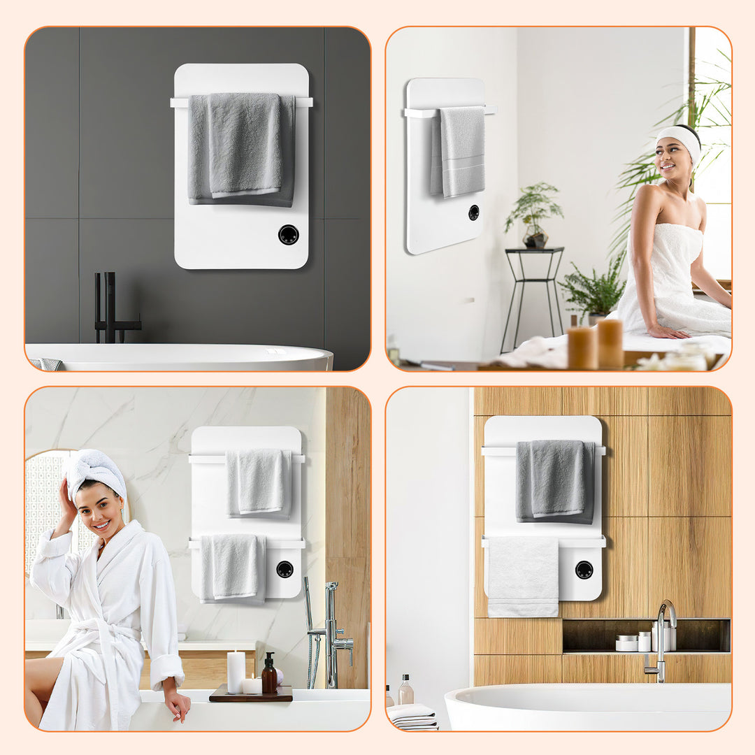 Sonnewelt Infrarotheizung Handtuchhalter Thermostat 400W/600W
