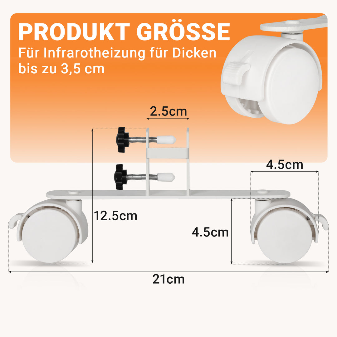 Sonnewelt Standfüße für Infrarotheizung Universell 2X