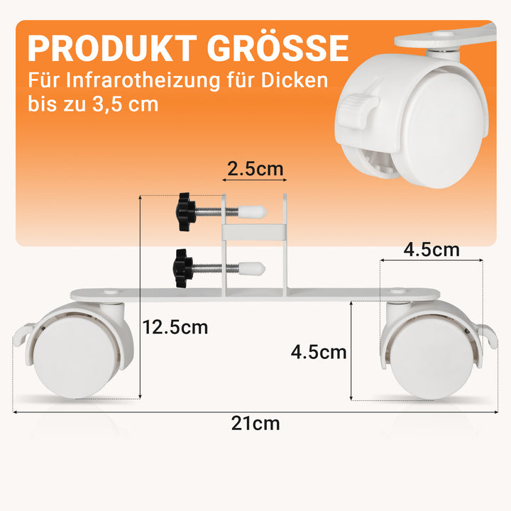 Sonnewelt Standfüße für Infrarotheizung Universell 2X