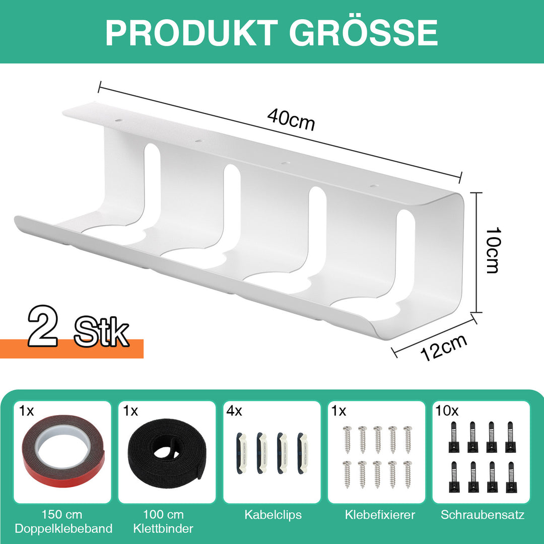 Sonnewelt Kabelwanne Kabelkanal Kabelkorb 2 Stück