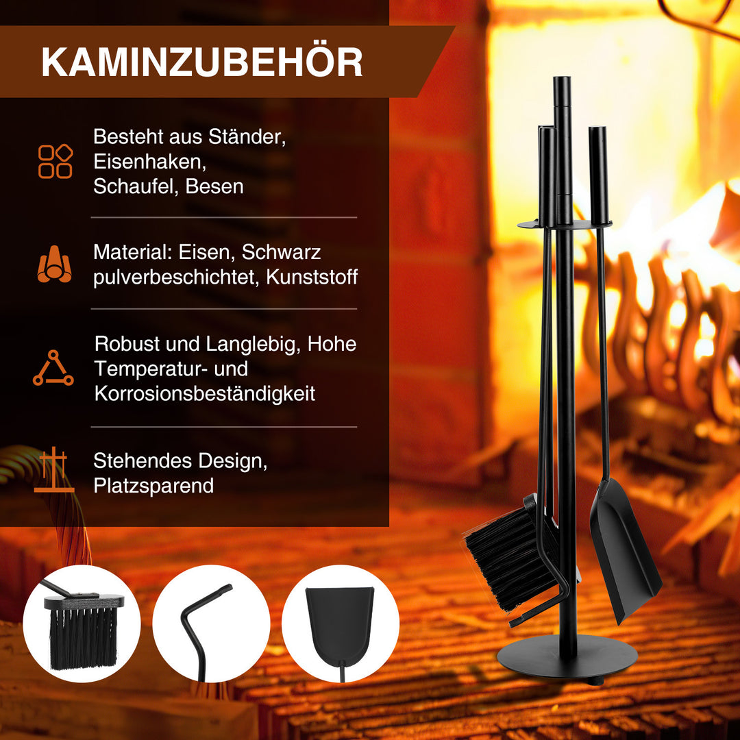 Sonnewelt Kaminbesteck Kamingarnitur 3-teiliges