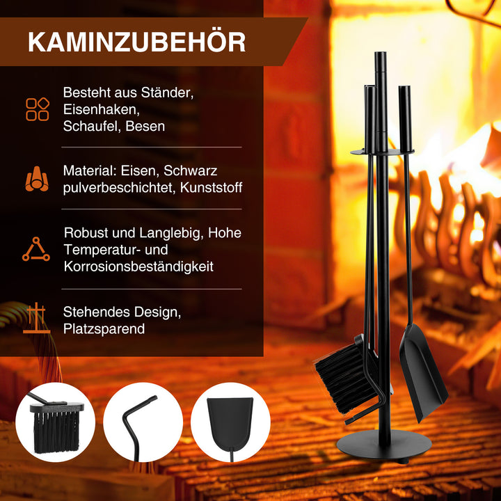 Sonnewelt Kaminbesteck Kamingarnitur 3-teiliges