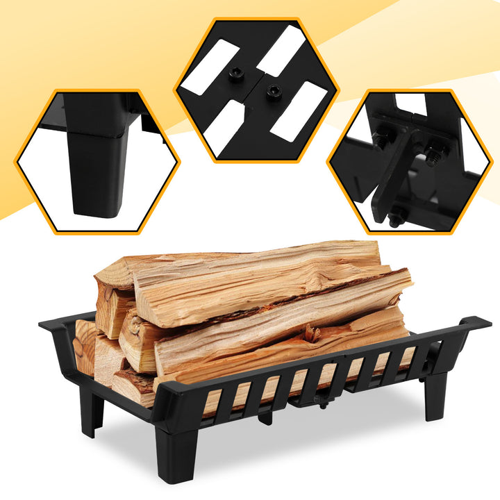 Sonnewelt Kaminrost Kaminholz Kaminholzrost U-förmig