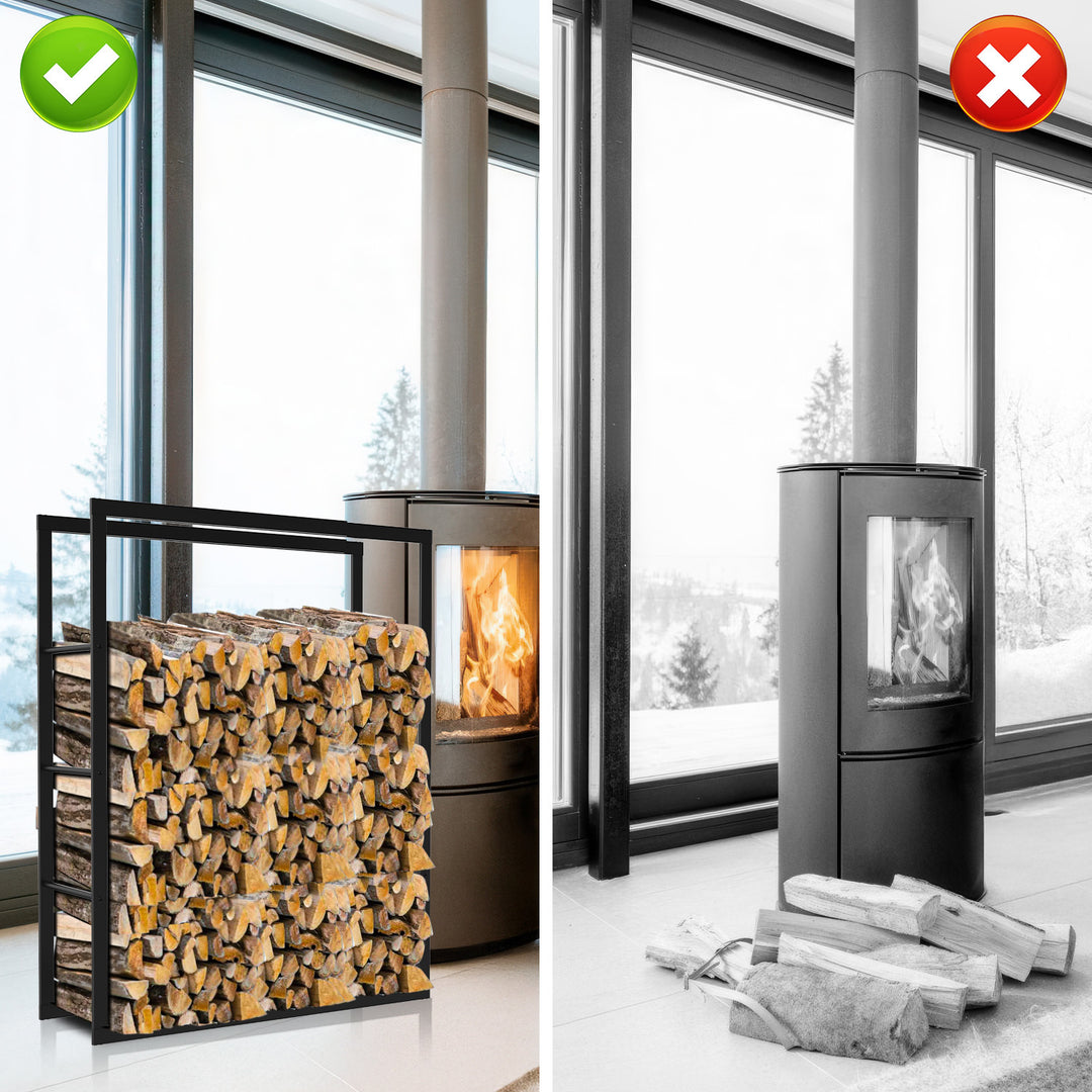 Sonnewelt firewood rack firewood rack 8 sizes