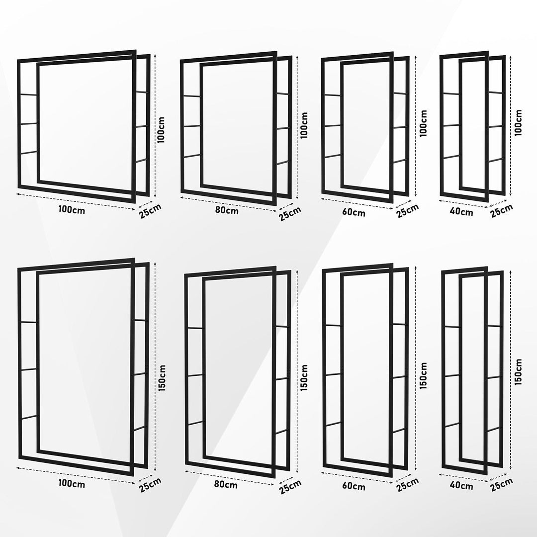 Sonnewelt firewood rack firewood rack 8 sizes