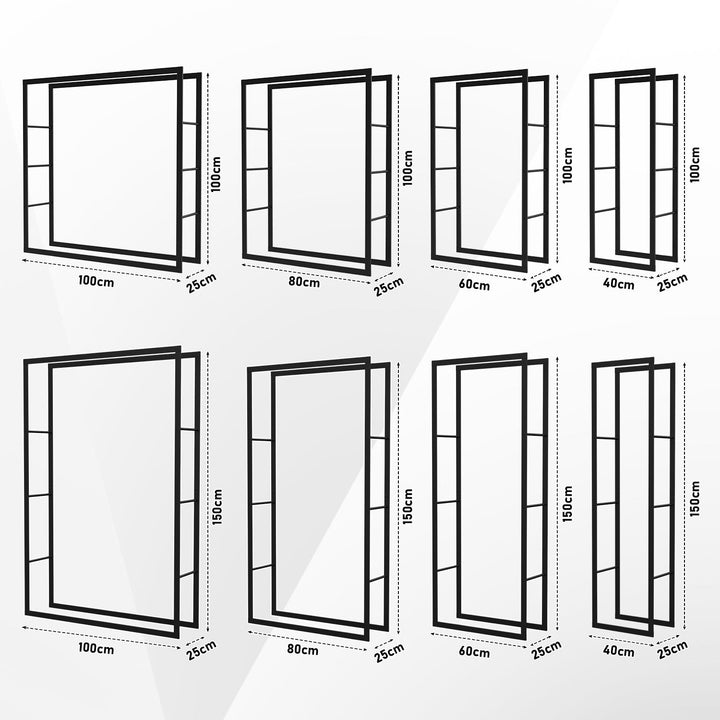 Sonnewelt firewood rack firewood rack 8 sizes