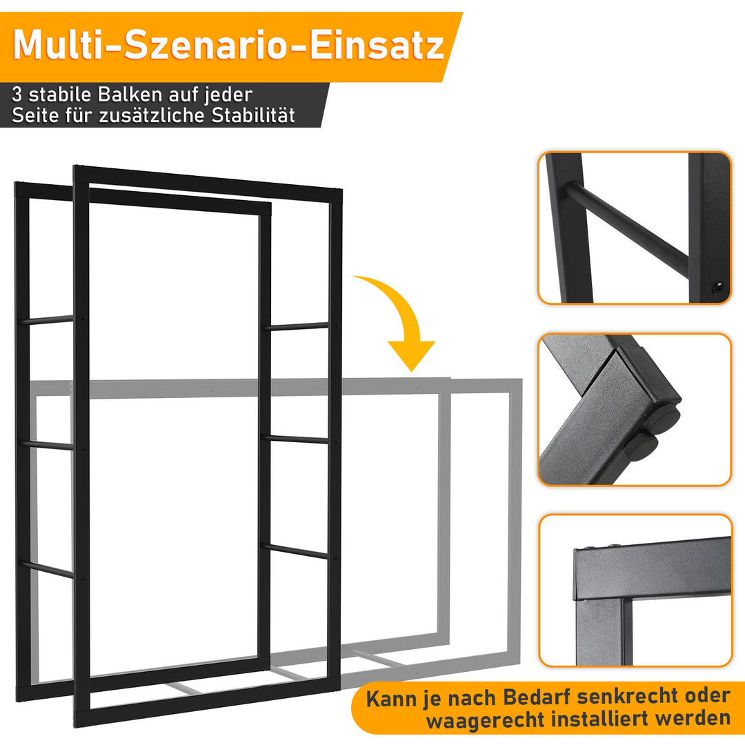 Sonnewelt firewood rack firewood rack 8 sizes
