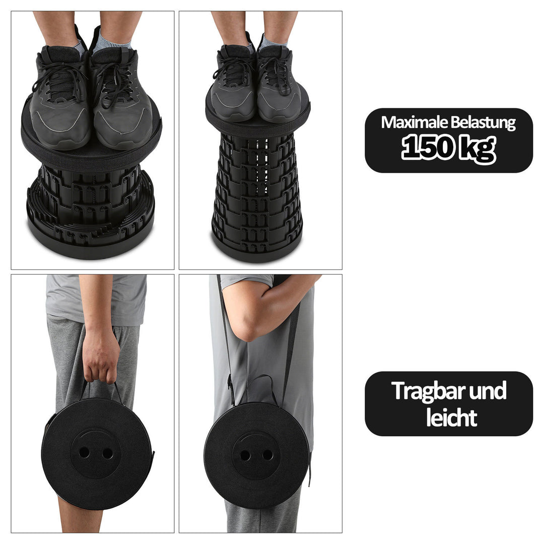 Sonnewelt Tragbarer Klappstuhl Klapphocker