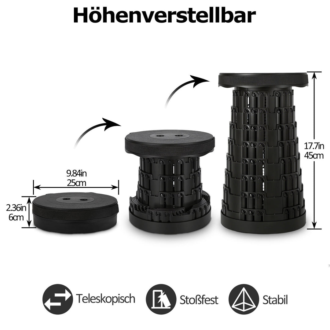 Sonnewelt Tragbarer Klappstuhl Klapphocker