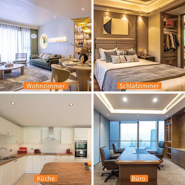 Sonnewelt LED Einbaustrahler LED Spot 3W Kaltweiß/Warmweiß