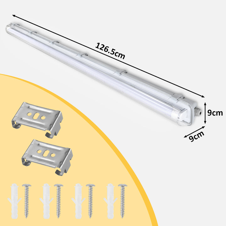 Sonnewelt LED Feuchtraumleuchte 18W 120 cm T8 Neutralweiß