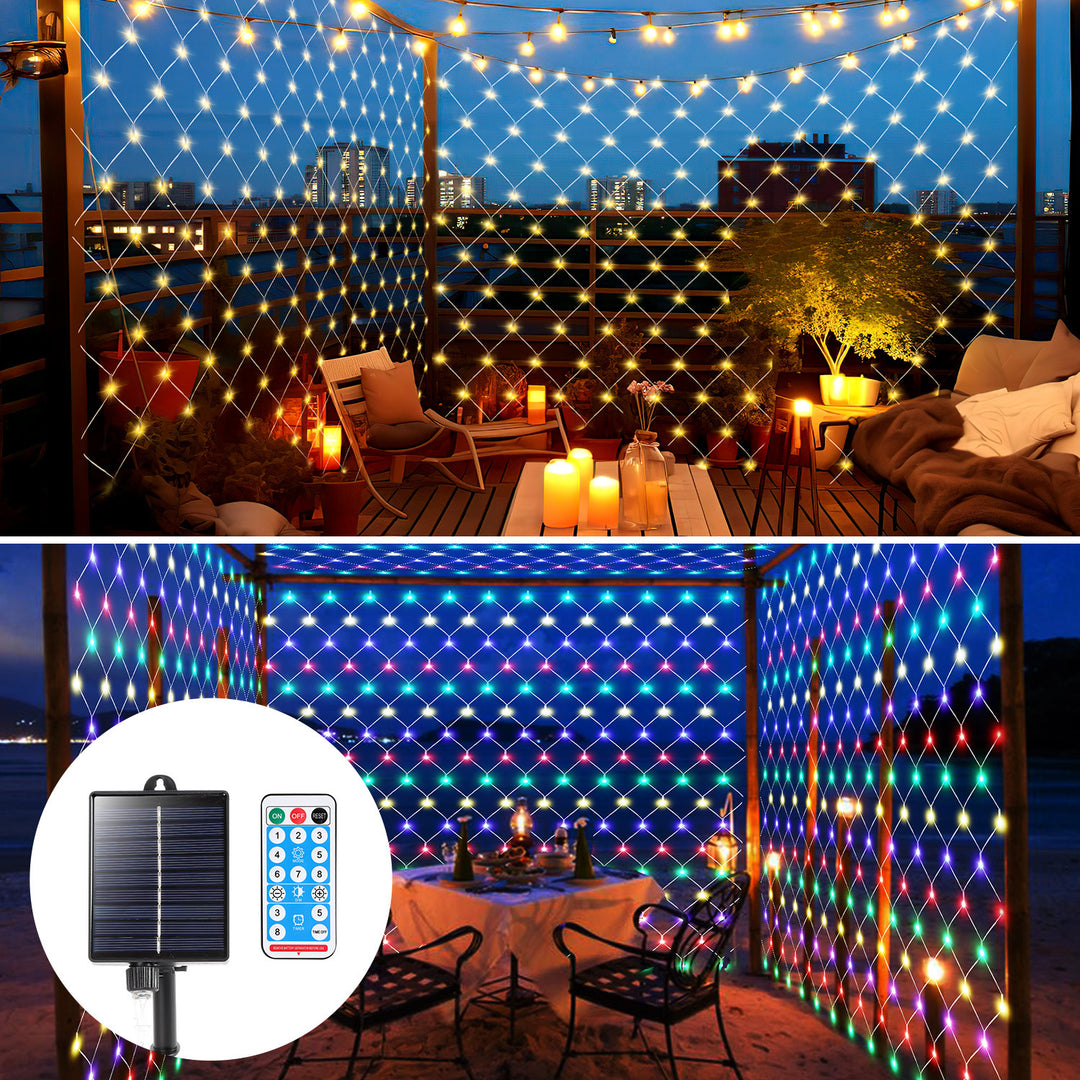 Sonnewelt LED light net solar with remote control