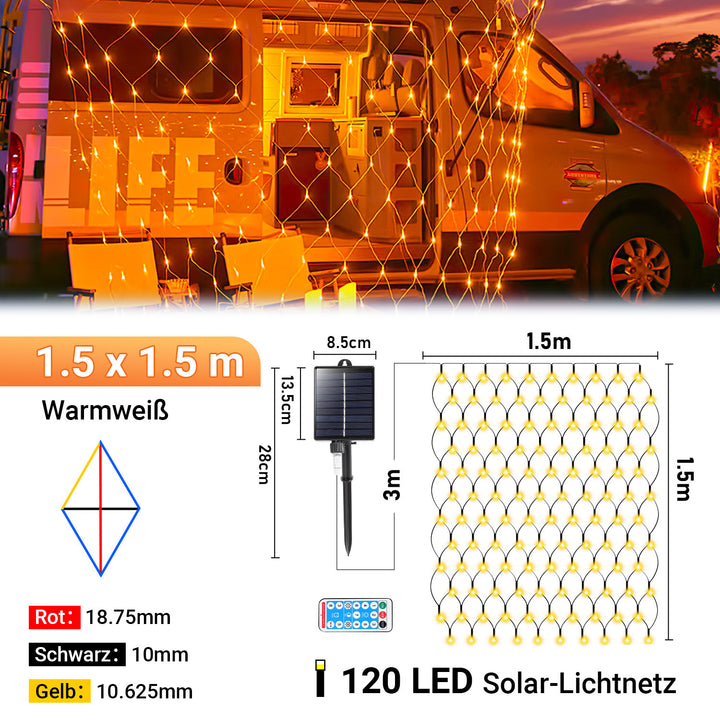 Sonnewelt LED light net solar with remote control