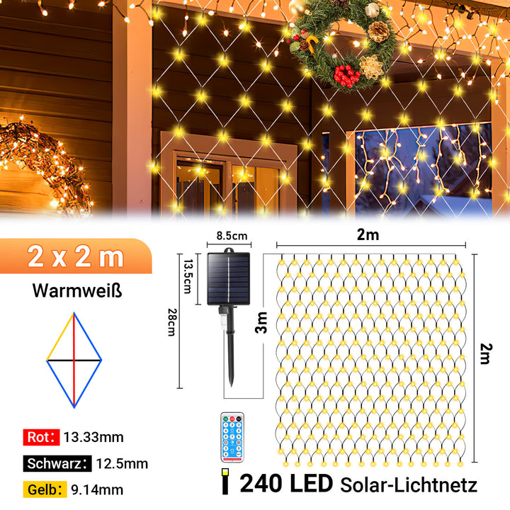 Sonnewelt LED light net solar with remote control