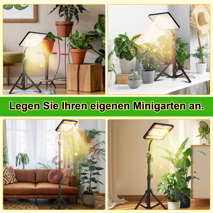 Sonnewelt LED Pflanzenlampe Grow Light UV IR mit Ständer