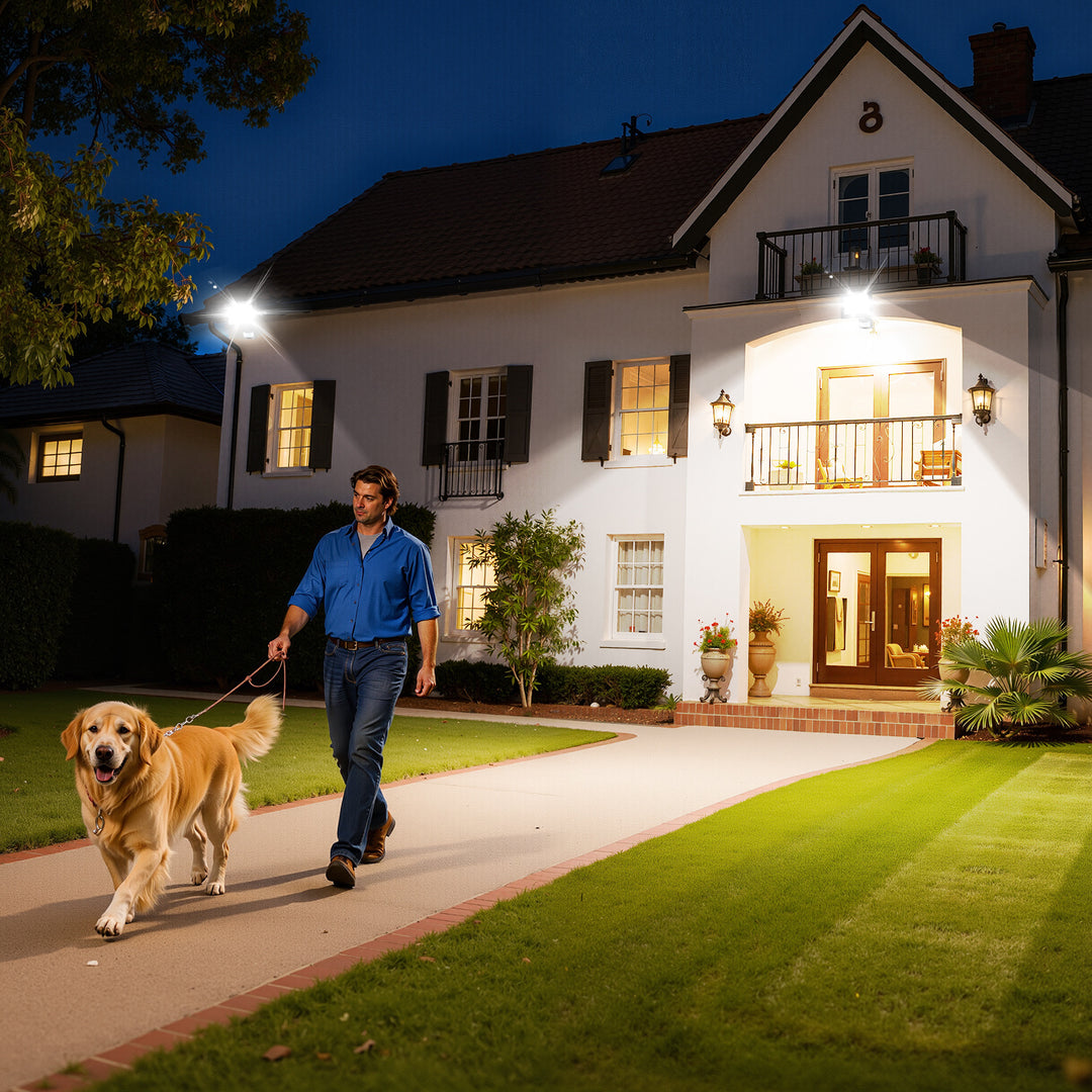 Sonnewelt LED Fluter mit Bewegungsmelder Kaltweiß 10W-100W(kein Stecker)