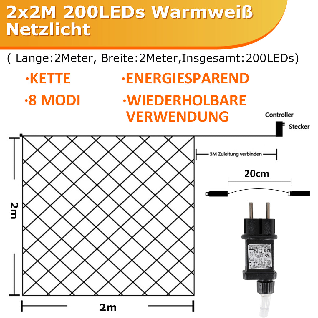 Sonnewelt LED light net Waterproof IP44 