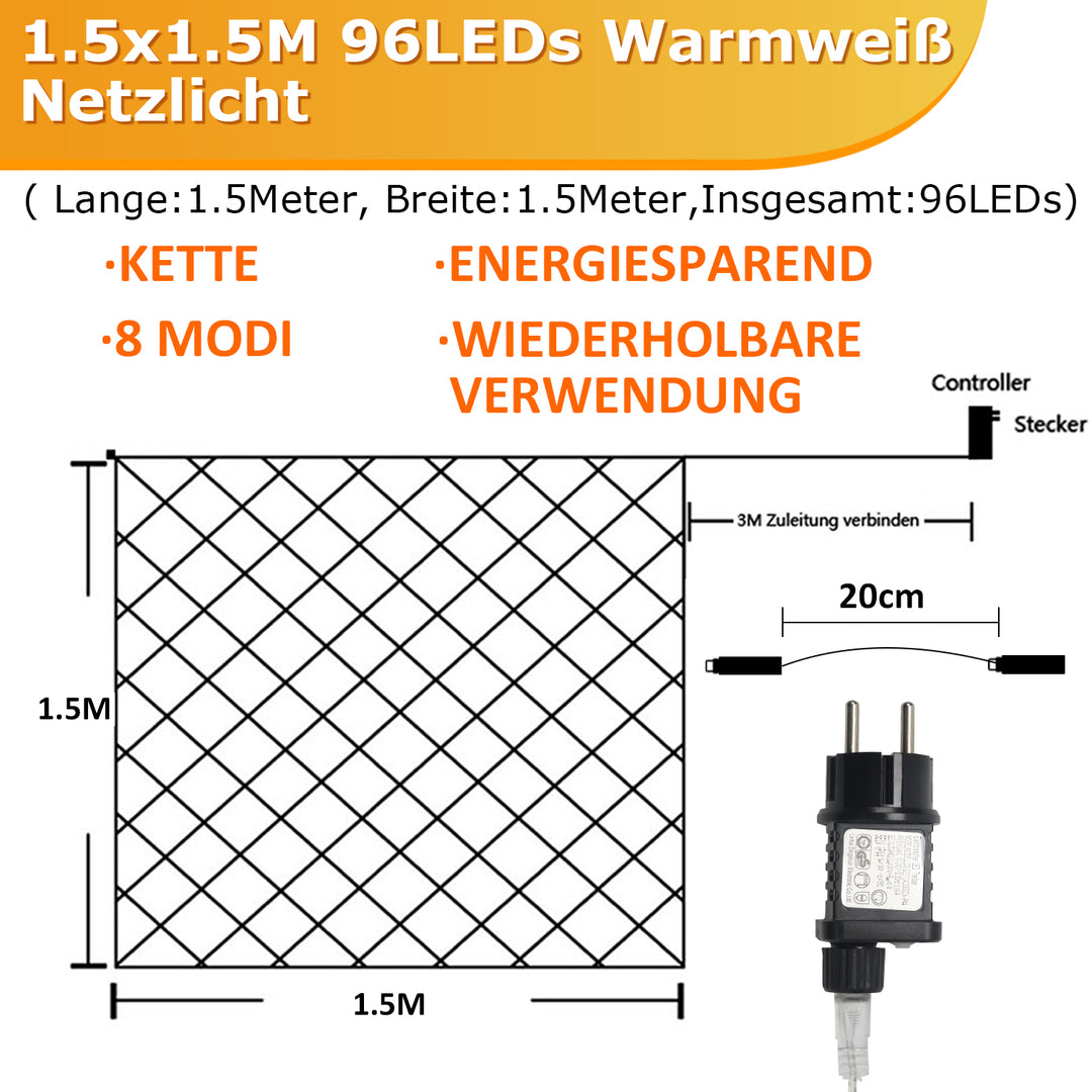 Sonnewelt LED light net Waterproof IP44 