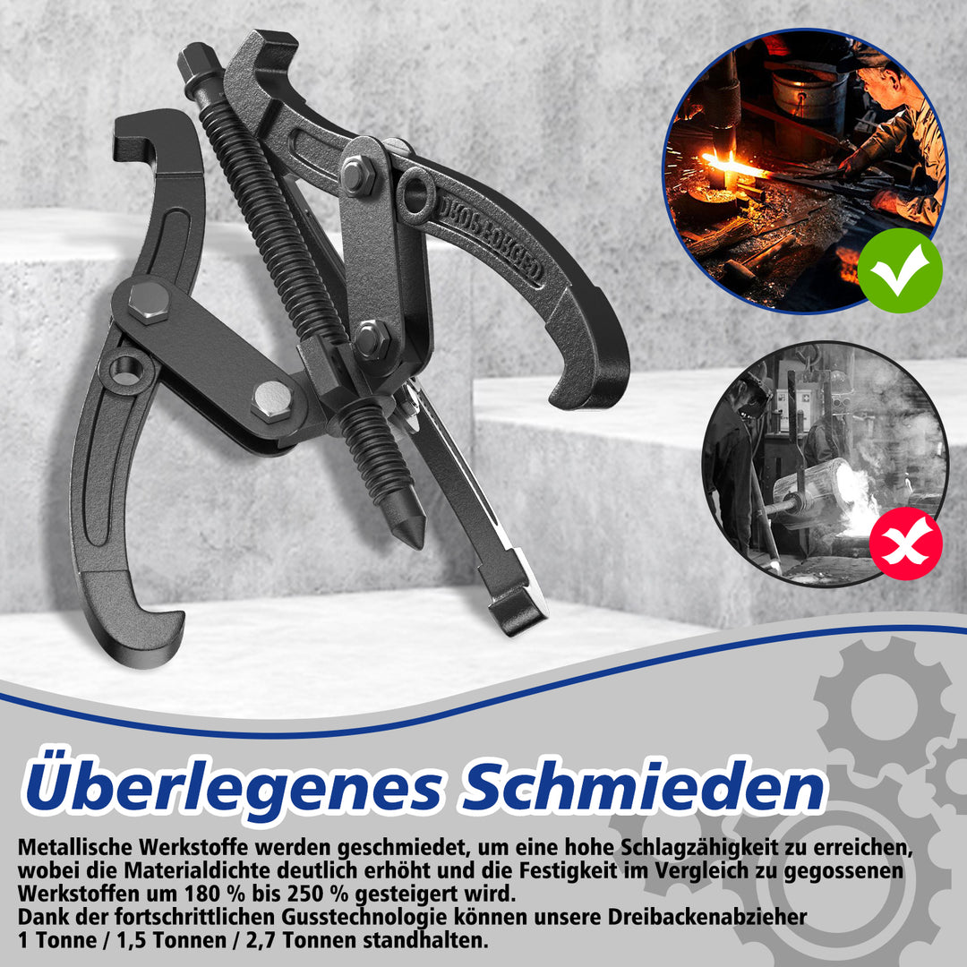 Sonnewelt 3tlg Lagerabzieher Paralellabzieher Lager 3-arm