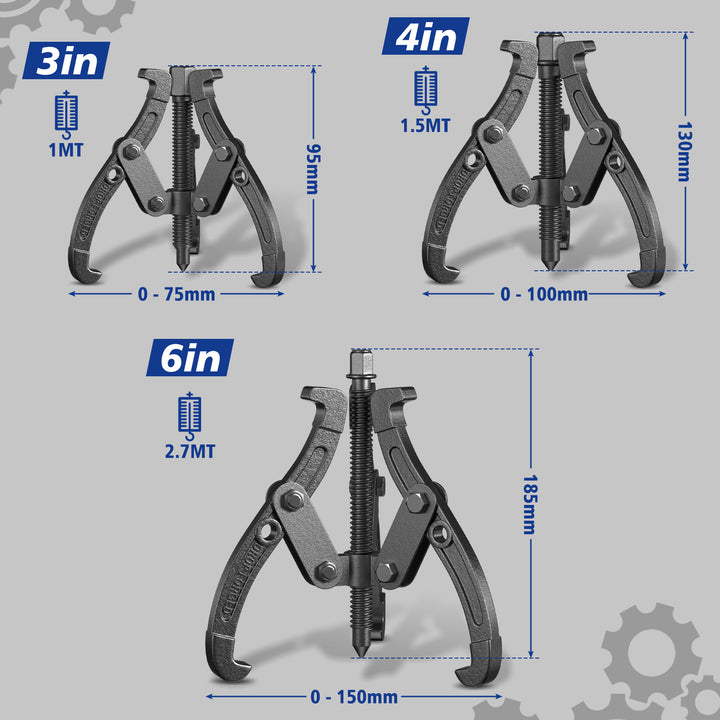 Sonnewelt 3tlg Lagerabzieher Paralellabzieher Lager 3-arm