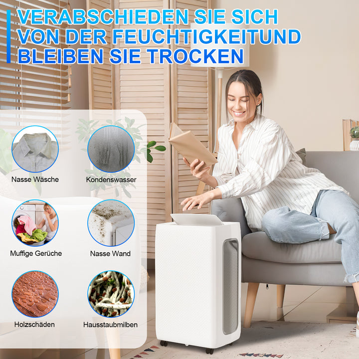 Sonnewelt Luftentfeuchter 26L/Tag mit Wifi/APP-Steuerung