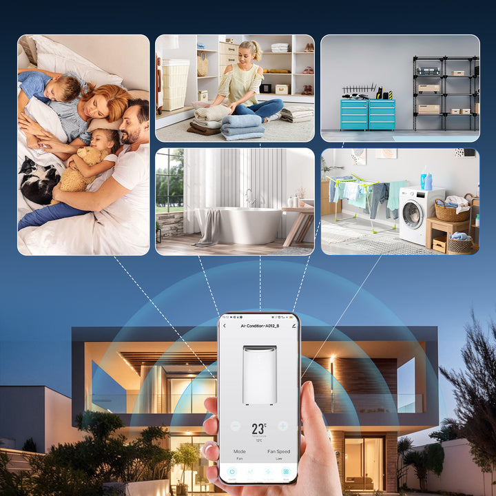 Sonnewelt Luftentfeuchter 26L/Tag mit Wifi/APP-Steuerung