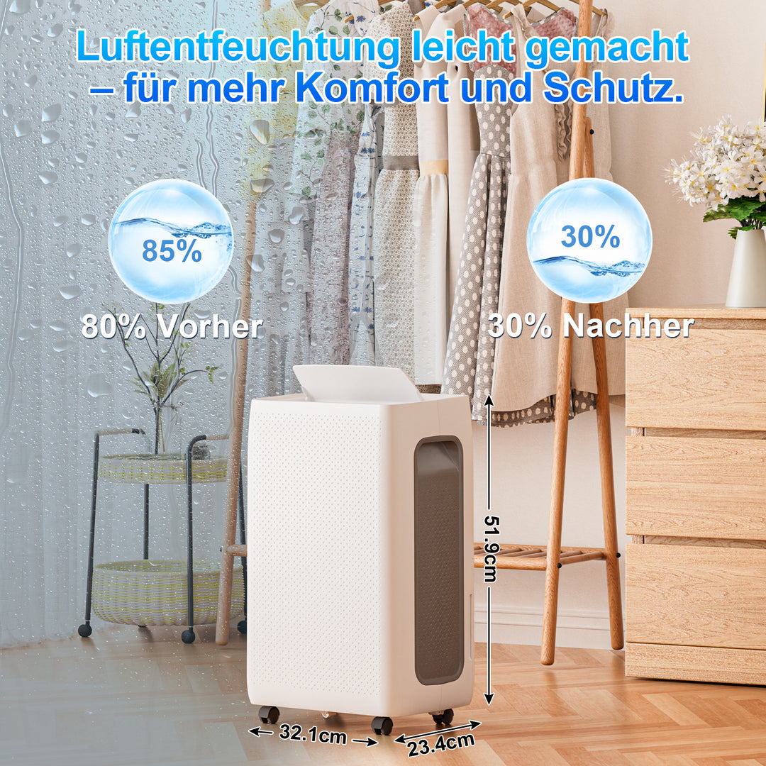 Sonnewelt Luftentfeuchter 26L/Tag mit Wifi/APP-Steuerung