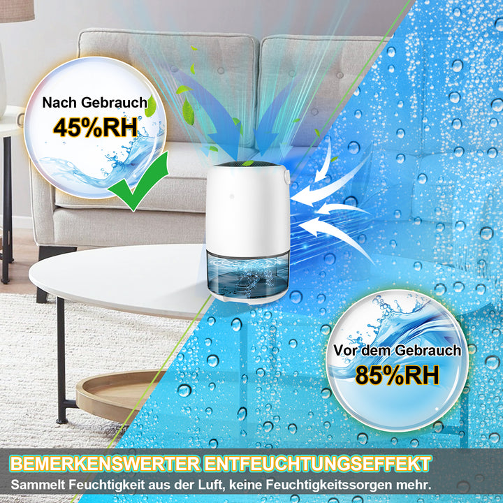 Sonnewelt Luftentfeuchter Mini Tragbarer 1100 ml