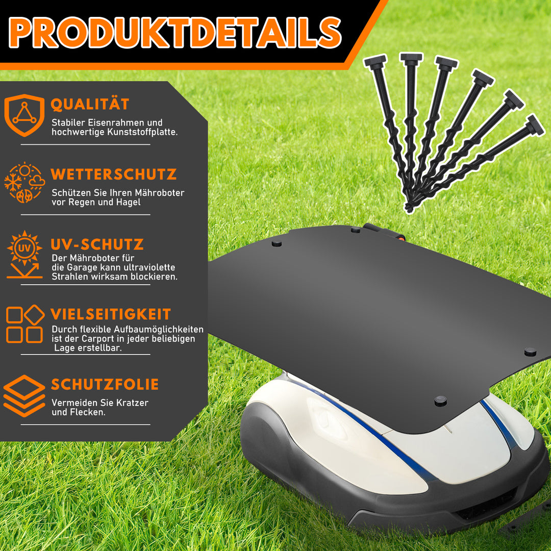 Mähroboter Garage
