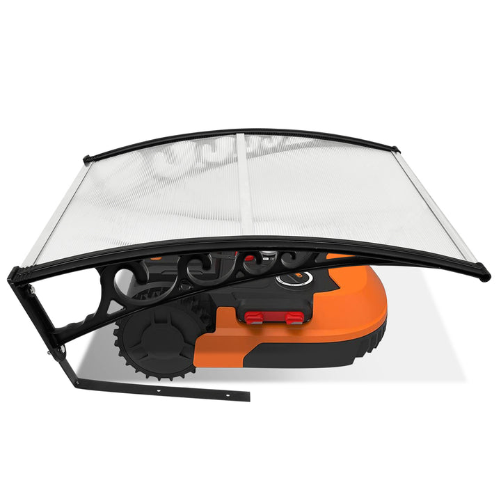 Sonnewelt robotic lawnmower roof garage UV protection