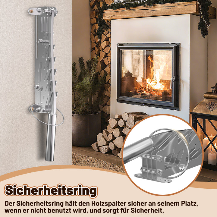 Sonnewelt Manueller Holzspalter Wandhalterung Brennholzspalter