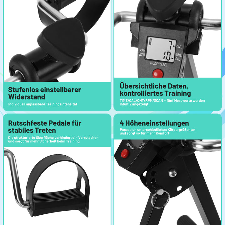 Sonnewelt Mini Heimtrainer Fahrrad Pedaltrainer