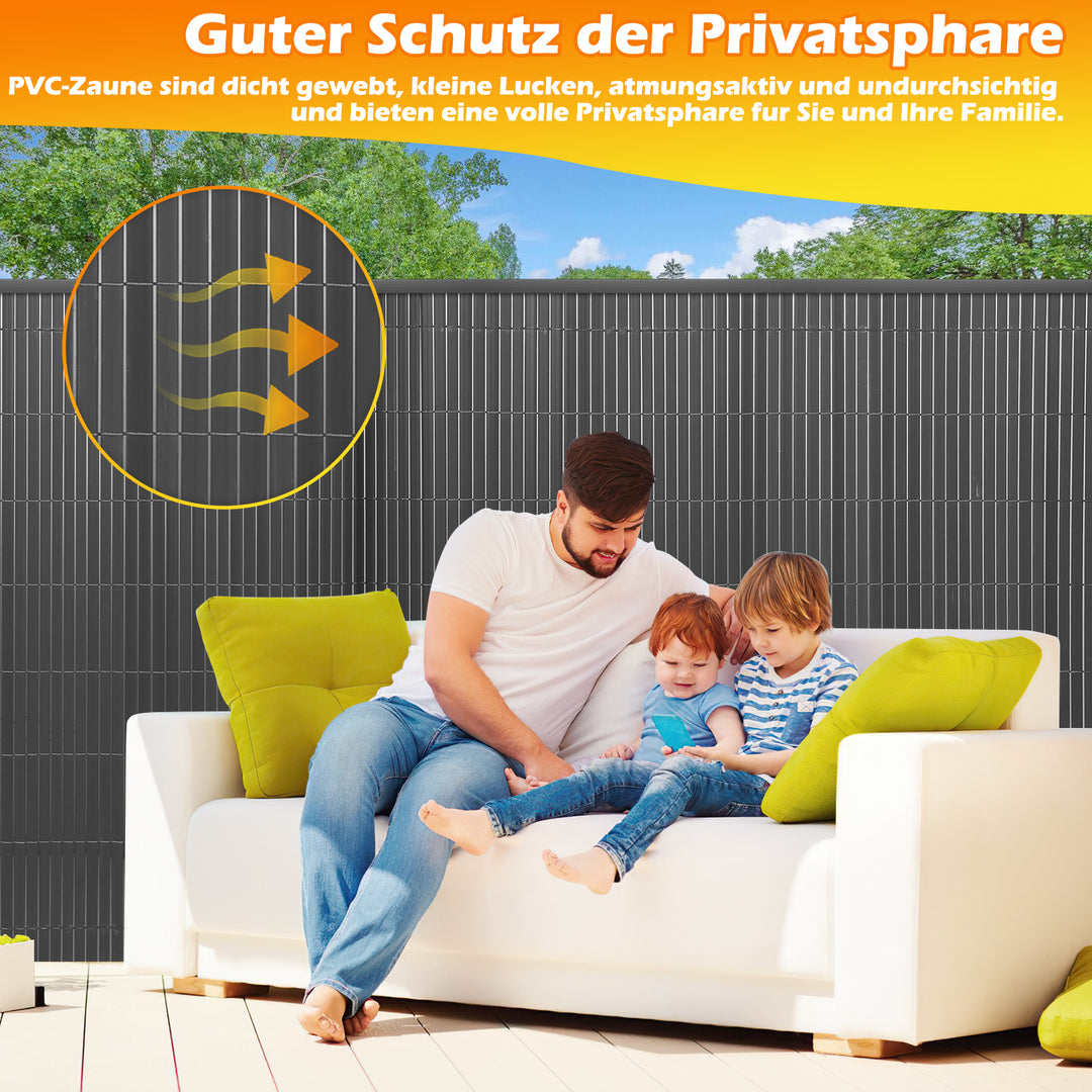 Sonnewelt PVC Sichtschutzmatte Sichtschutz