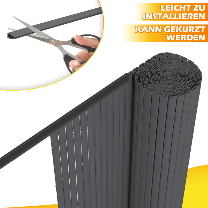 Sonnewelt PVC Sichtschutzmatte Sichtschutz