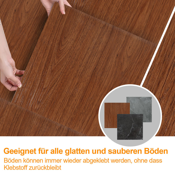 Sonnewelt PVC Bodenbelag Selbstklebend Fliesen 30x30cm