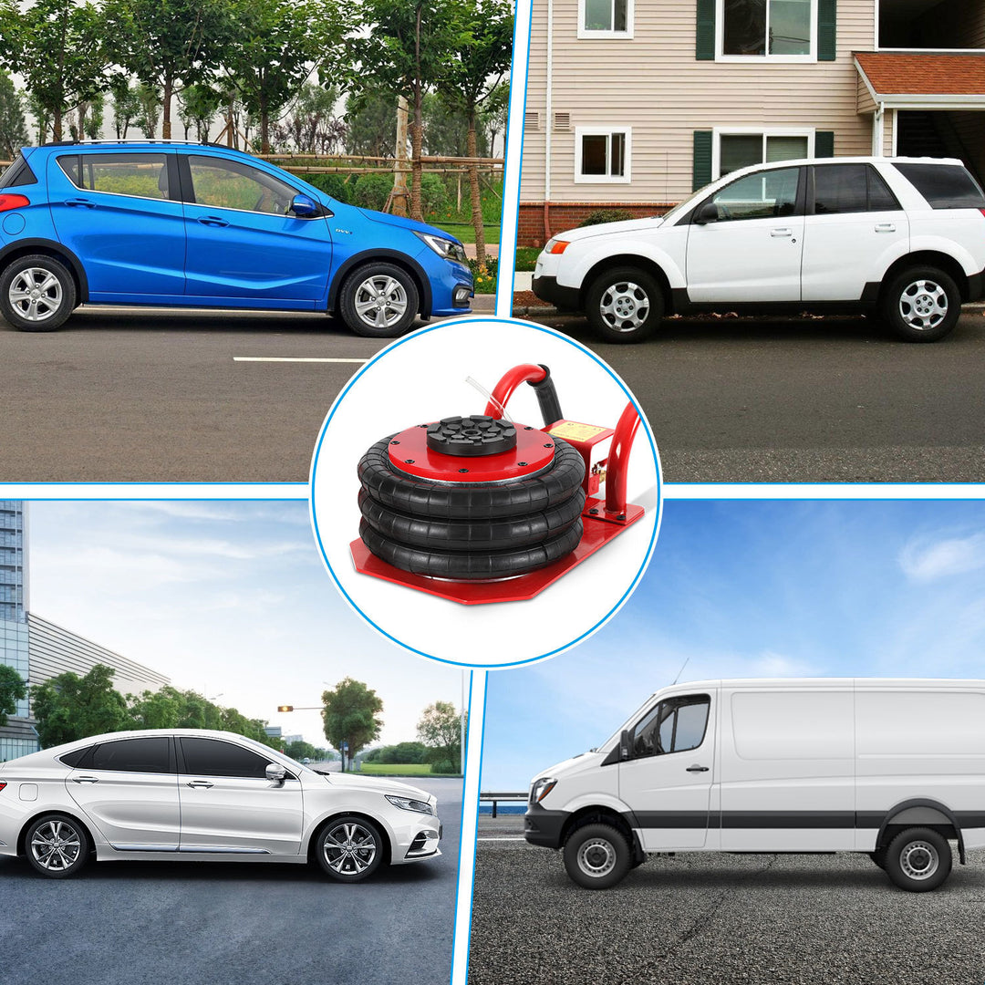 Sonnewelt Pneumatischer Wagenheber 3T 15-40cm