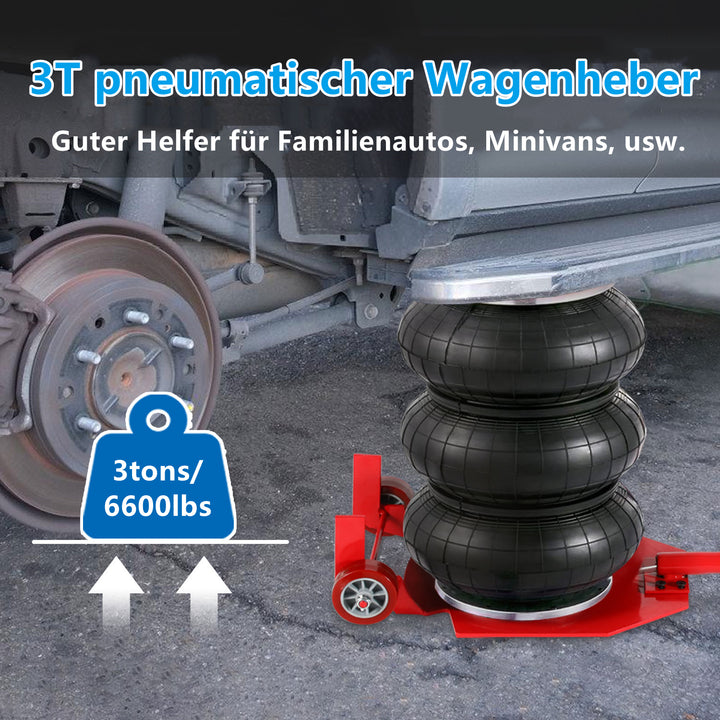 Sonnewelt 3T Pneumatischer Dreifachbeutel-Airjack