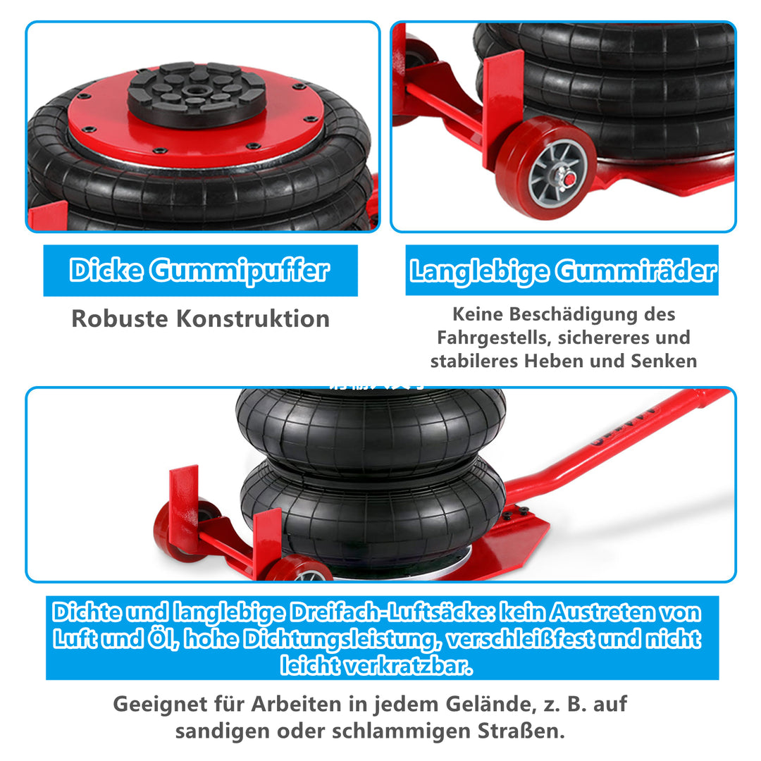 Sonnewelt 3T Pneumatischer Dreifachbeutel-Airjack