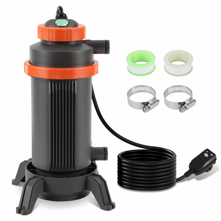 Sonnewelt Poolheizung Elektrisch Schwimmbadheizung bis zu 45°