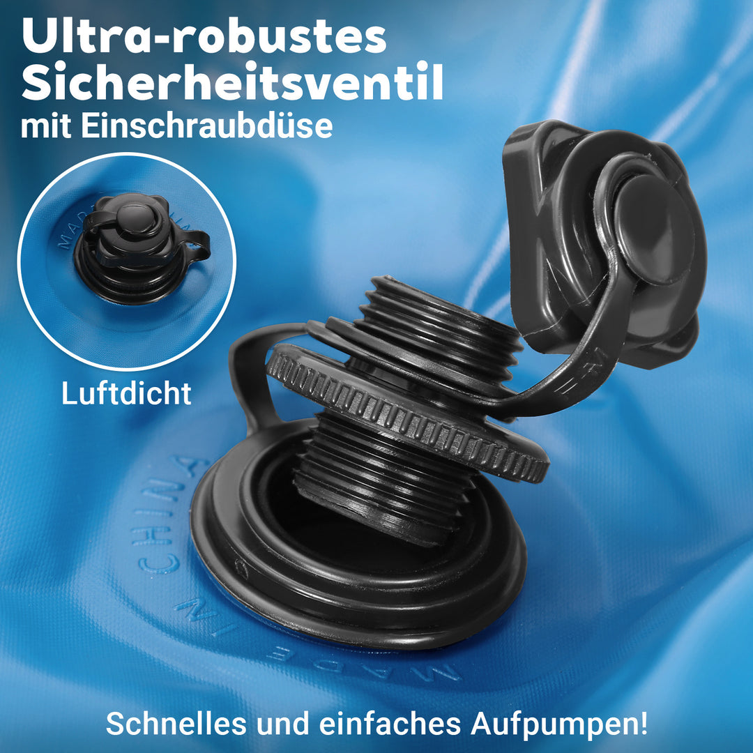 Sonnewelt Poolkissen Luftkissen Winter Rund Ø2m/3m