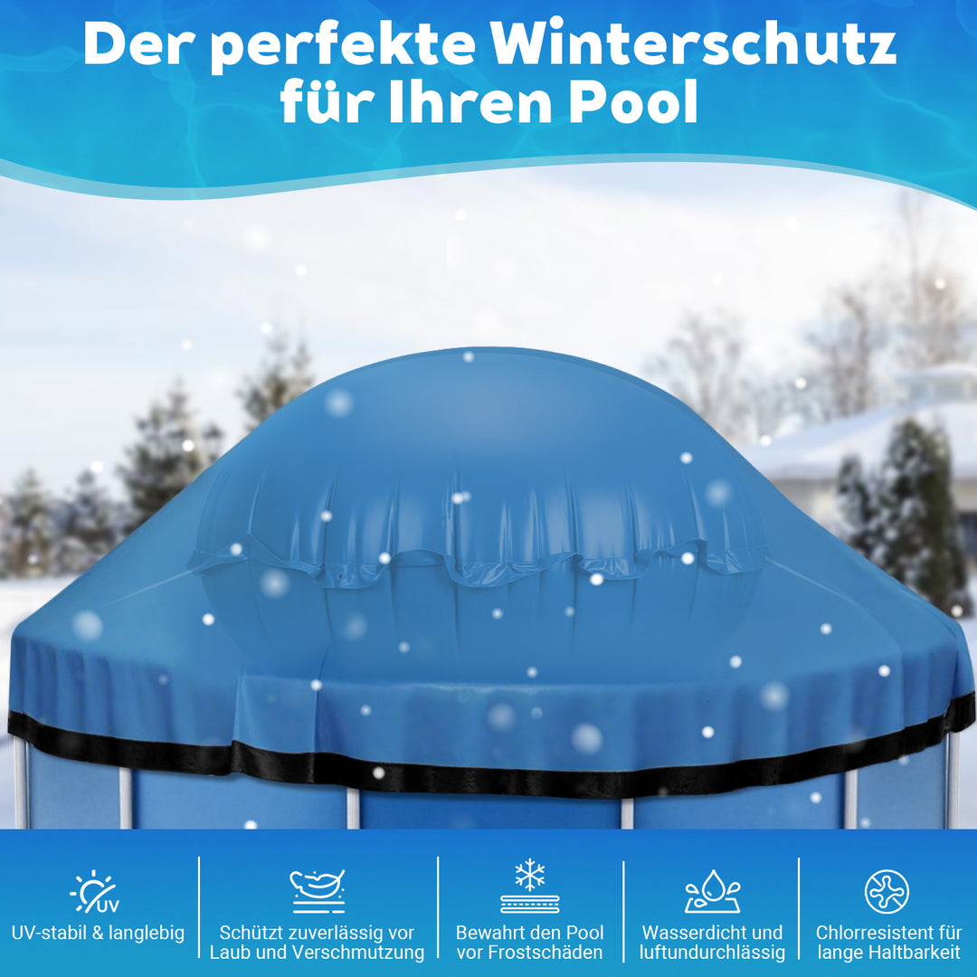Sonnewelt Poolkissen Luftkissen Winter Rund Ø2m/3m