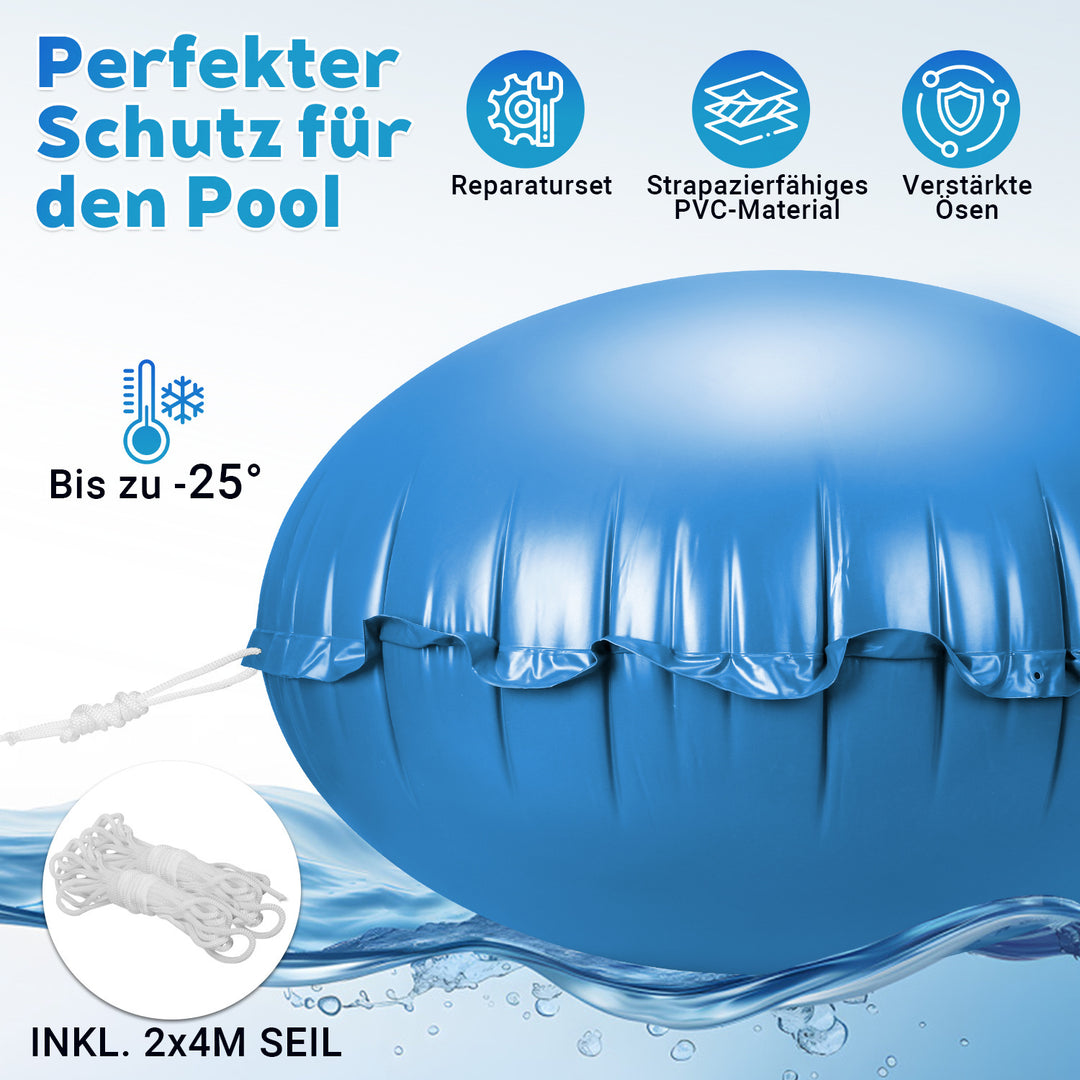 Sonnewelt Poolkissen Luftkissen Winter Rund Ø2m/3m
