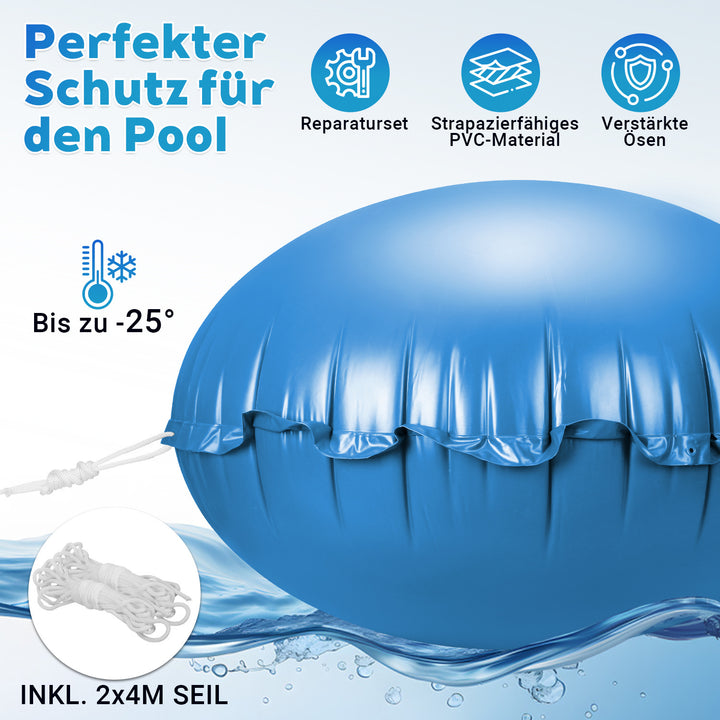Sonnewelt Poolkissen Luftkissen Winter Rund Ø2m/3m