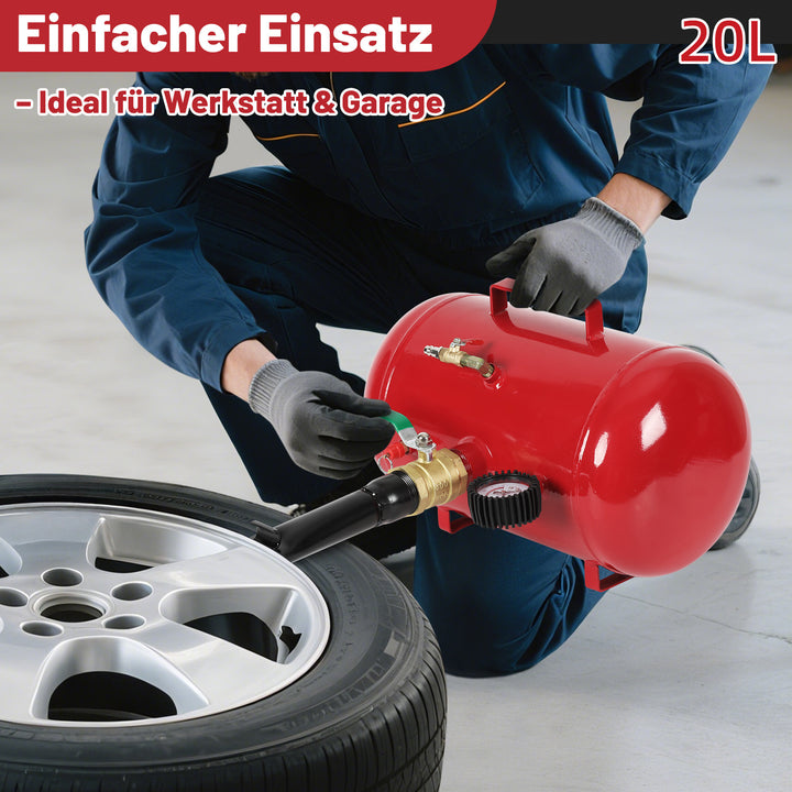 Sonnewelt Reifenfüller Booster Reifenschockfüller 20/40 L