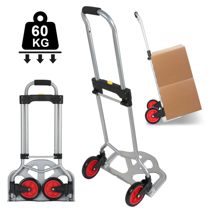 Sonnewelt Sackkarre Transportkarre klappbar 60 kg Tragkraft