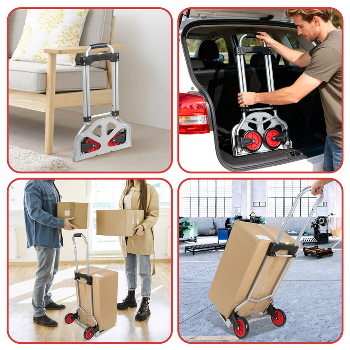 Sonnewelt Sackkarre Transportkarre klappbar 60 kg Tragkraft